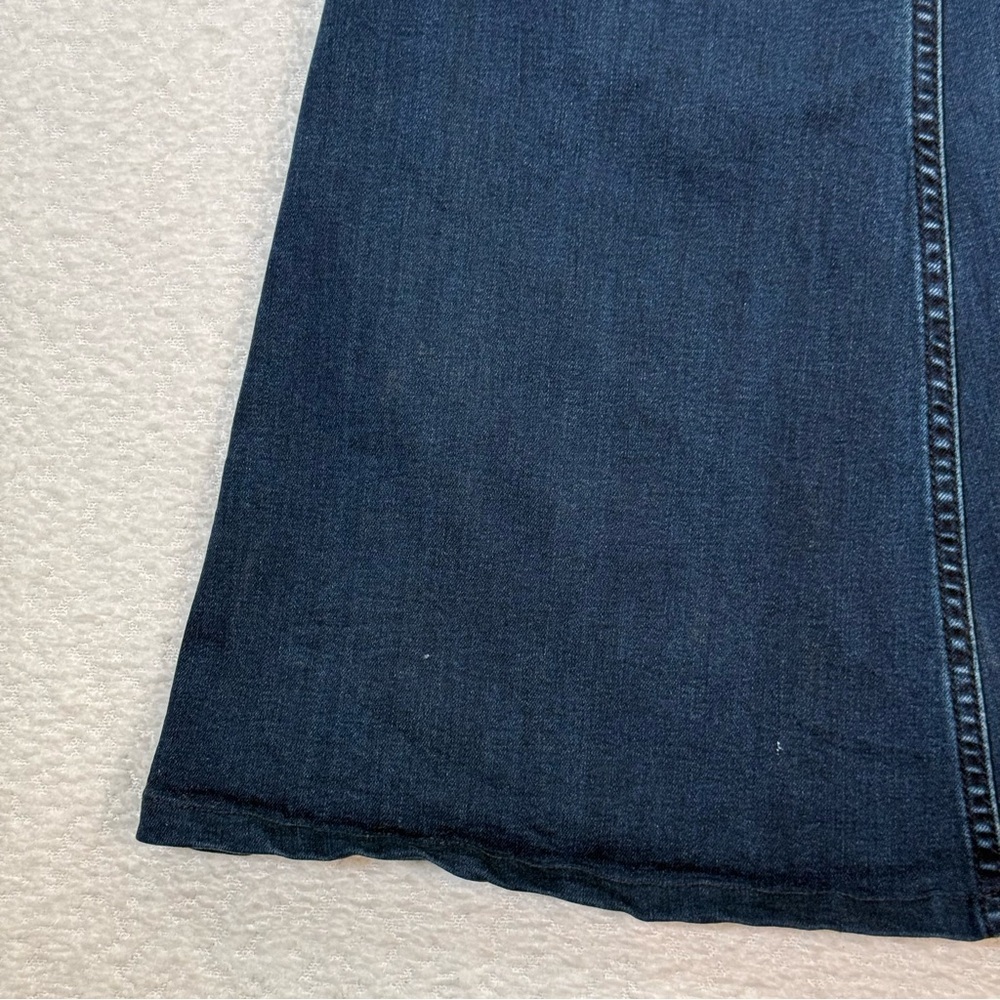 Free People ESF-12702 Women Penny Pull-On Flare Denim Blue Size 30 - Picture 2 of 11